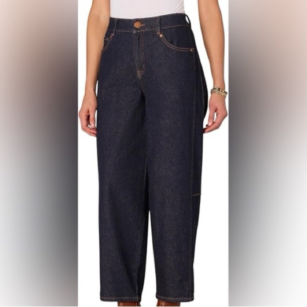 NWT Democracy Ab Solution Skyrise Indigo‎ Jeans Women’s Size 4